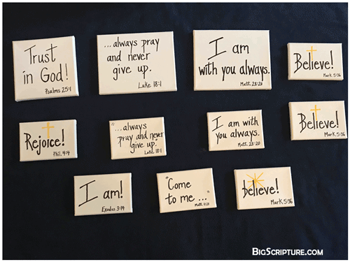 Big Scripture™ Canvases available at Mountain States Children's Home 20th Gala and Auction