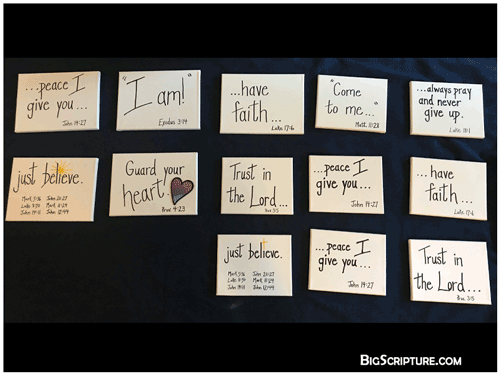 Big Scripture™ Canvases available at Mountain States Children's Home 20th Gala and Auction